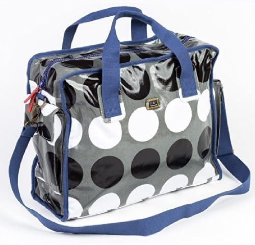 Caboodle Fun and Funky Black and White Spot with Blue trim (Dispatched from UK)