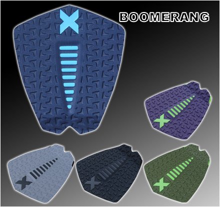 X-Trak BOOMERANG Surfboard Tail Pad - Select Color