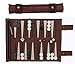 Sondergut Roll-Up Suede Backgammon Game (Color-Mocha)