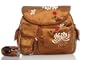 Baby Bee Bags Designer Eglan Golden Brown Diaper Tote, Backpack, Messenger Bag
