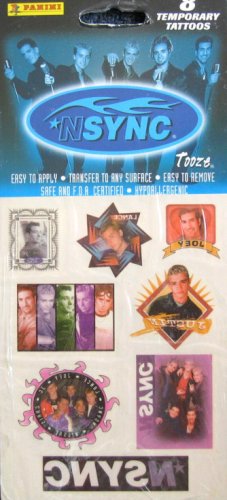 Childrens Toyshop  Toys : *Nsync Temporary Tattoos