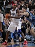 Minnesota Timberwolves v Dallas Mavericks: Brendan Haywood and Darko Milicic Photographic Poster Print by Glenn James, 36x48