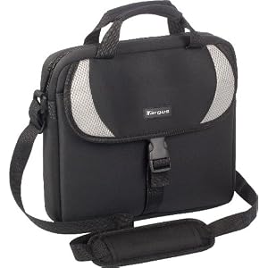 Targus Sport Neoprene Sleeve Designed for 12 Inch Netbooks CVR215 (Black with Grey Accents)