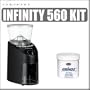 Capresso Infinity 560 Conical Burr Grinder Capresso Coffee Grinder Black and Coffee Grinder Cleaner - Capresso ACAP560K1