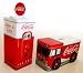 Double Gift Pack Of Coca-Cola Classic Licensed Coke Soda Retro Themed Metal Tin Toy Truck & Gas Pump Bank