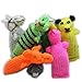 Barn Yarn Hand Knit Wool Cat Toy with Catnip 6 Pack