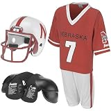 Nebraska Cornhuskers Youth NCAA Team Helmet and Uniform Set (Small)