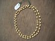 Tulsi Mala with Golden Caps Basil Mala (67) Beads Meditation Yoga