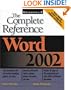 Word 2002: The Complete Reference