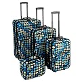 Rockland 4-pc. Luggage Set - Multiple Blue Dot