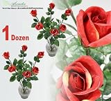 12 Pieces 26" Rose Bud Artificial Silk Flower Sprays