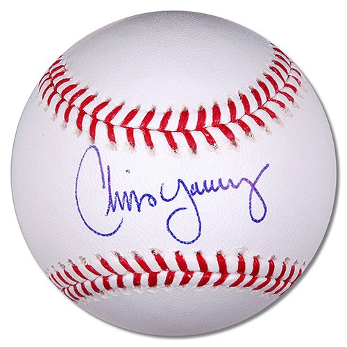 Mounted Memories San Diego Padres Chris Young Autographed Baseball