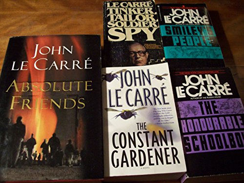 John Le Carre 5 Volumes Set: Absolute Friends, The Honourable Schoolboy, Tinker, Tailor, Soldier, Spy; Smiley's People & The Constant Gardener