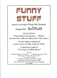 Funny Stuff: more excerpts from the humor magazine Nuthouse