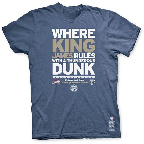 Nbapi Espn Cleveland Cavaliers Lebron James King James T-Shirt Xx Large