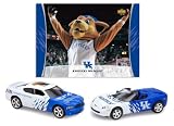 Upper Deck Kentucky Wildcats 2007-08 NCAA Home & Road Charger & Corvette 2 Pack with School Mascot Card