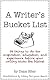 A Writer's Bucket List