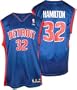 Richard Hamilton Blue Reebok NBA Replica Detroit Pistons Jersey