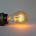 ANYQOO Edison Light Bulb Squirrel cage Filament Bulb Antique Lighting base (E26/E27) 40W
