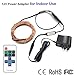 Accmor Indoor/Outdoor Led String Lights - USB Bedroom Copper Decorations for Father's Day - with USB Cable, Remote Controller, UL Certified Power Adapter - 33ft /100 LEDs, Warm White