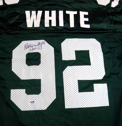 Reggie White Autographed/Hand Signed Champion GB Packers Jersey PSA/DNA #K66091