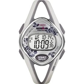 Timex -T5K377SU - Ironman 50 LAP - Montre Femme - Quartz digitale - Bracelet en r�sine beige