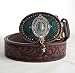 Whimsical Originals Teal Snake Leather Buckle with Western Belt