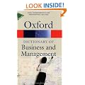 A Dictionary of Business and Management (Oxford Paperback Reference)