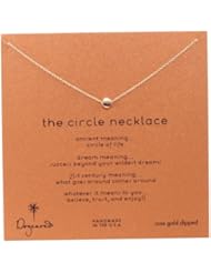 Dogeared Karma "The Circle Necklace" Gold-Plated Sterling Silver, 16"