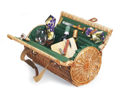 Picnic Time Verona - Burgundy Grape Basket - Model 224-82-124