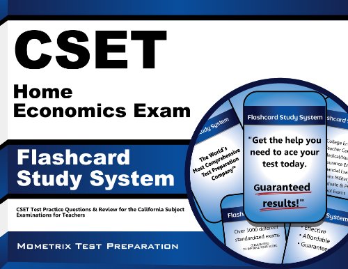 cset home economics exam flashcard study system cset test practice questions  review for the california subject