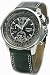Seiko #SNAB73P1 Men's Pilot Slide Rule Bezel Chronograph Alarm Watch with Black Leather Strap