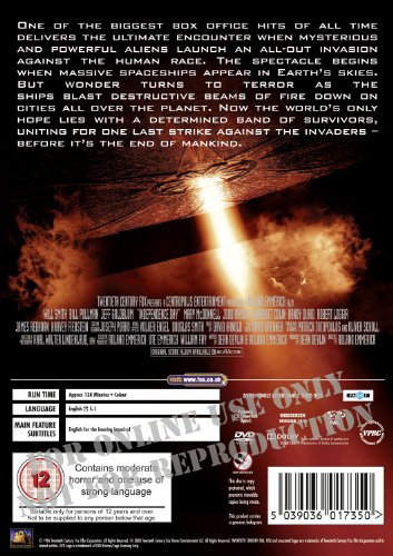 Cover image : Independence Day [DVD] [Import]