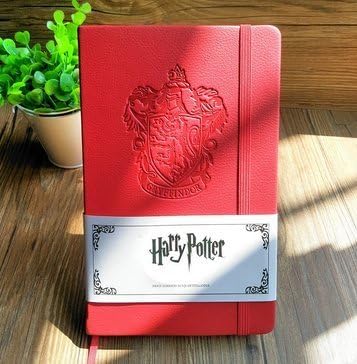 Kraftpaper Hogwarts Gryffindor, Slytherin, Ravenclaw, Hufflepuff Faux Leather Cover Diary Planner Journal Book Agenda Notebook Notepad