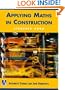 Applying Maths in Construction: Student's Book