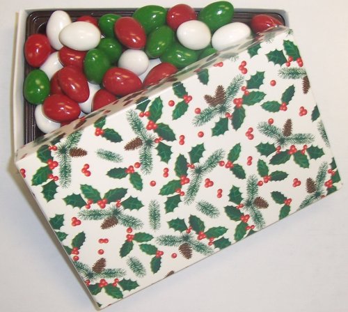 Scott's Cakes Christmas Chocolate Jordan Almonds 1 2 Pound Holly Box by Almond Pound Cake