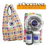 (ロクシタン)L'OCCITANE 折りたたみエコバック＆ボディーキット (シャワージェル・ローションクリーム) 並行輸入品