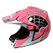 WOW Motocross Youth ATV Dirt Bike Pink Spider MX Helmet image 3