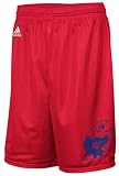 Kansas Jayhawks adidas Red Super Logo Mesh Shorts