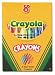 Crayola 520008 Classic Color Crayons In Tuck Box, Standard Size, 3-5/8 X 5/16, 8/Pack, Carton of 288 boxes