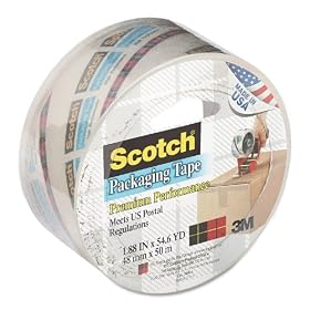 Scotch� Super Strength Packaging Tape, 1.88 Inches x 54.6 Yards: Office Products
