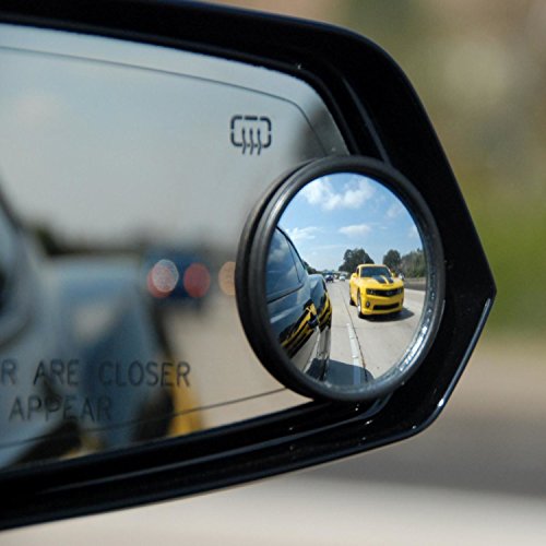 No Blind Spot Mirror - Universal Blind Spot Mirrors - Accident Prevent Aid - 55mm Glass Mirror Enables No Blind Spot