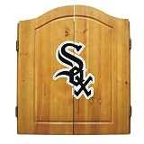 MLB Team Dartboard Cabinet Set Style: Chicago White Sox