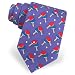Men's Table Tennis Silk Tie by Wild Ties in Blue