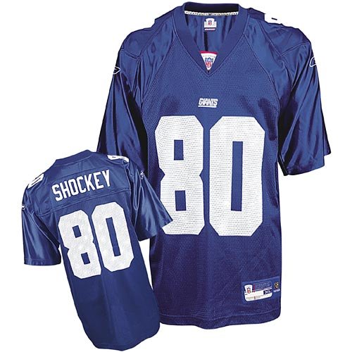 Jeremy Shockey #80 New York Giants Youth NFL Replica Player Jersey by Reebok (Royal Blue)