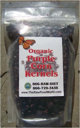 Purple Corn Kernels (Raw/Organic) 16oz