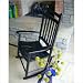 Adult Rocking Chair and Optional Side Table in Black