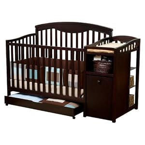 Delta Cambridge Crib and Changer in Espresso by Delta