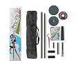 Pro-Fit Professional Portable Spinning Dance Pole with attachable LED Dance Light and Carry Bag by MPO