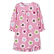 Infant Girls' Just One year Long-sleeve Floral Sleep Gown - Pink